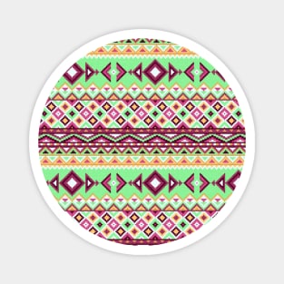 Ethnic pixel ornament #4 Magnet